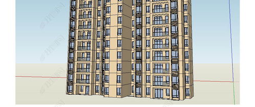 高效获取高层住宅建筑模型 SketchUp资源与设计指南