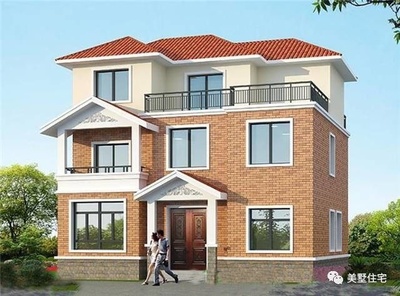 三层经典砖混自建房 经济实用的传统住宅建筑